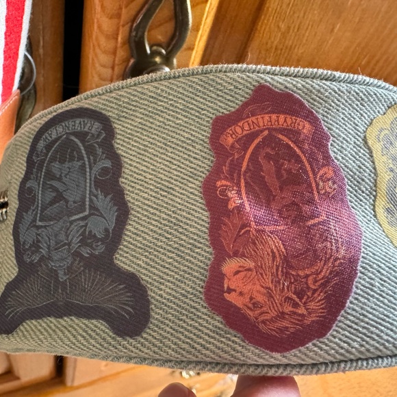Round Denim Canteen Crossbody, DIY w/Iron-On Transfers from Harry Potter, NWOT. - Picture 5 of 11